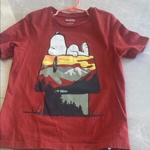 Peanuts Snoopy Red Graphic Tee